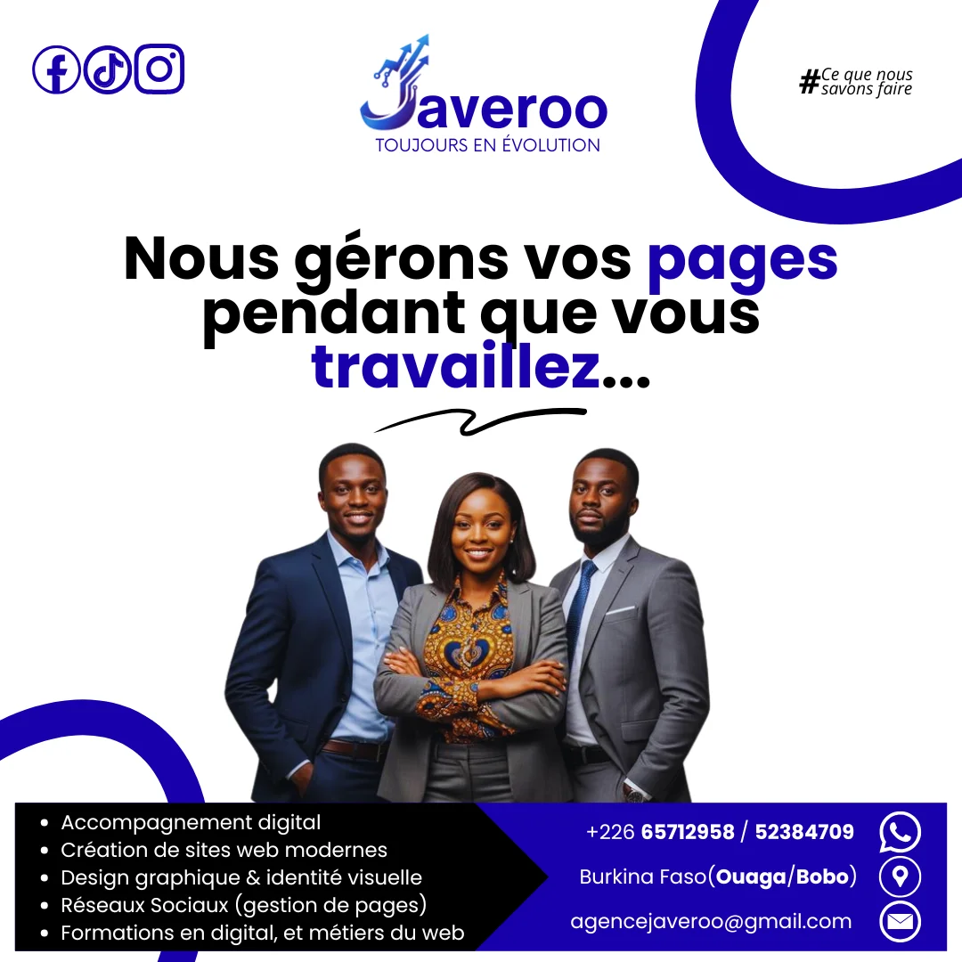 Community management et gestion de réseaux sociaux Facebook Instagram TikTok par JAVEROO